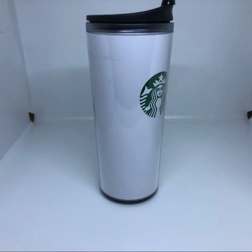 Starbucks white tumbler